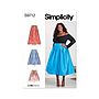 Patron Simplicity 9712 - Jupe du 48 au 66 FR