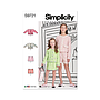 Patron Simplicity 9721 - Vestes, Jupes et shorts du 32 au 44 FR