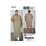 Patron Simplicity 9741 - Robe du 48 au 66 FR