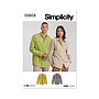 Patron Simplicity 9858 - Chemises unisexes