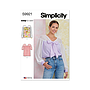 Patron Simplicity 9921 - Haut avec variations de manches