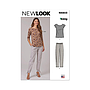 Patron New Look 6803 -  Hauts et pantalons en maille