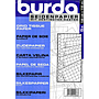 Papier de soie Burda quadrillé - 5 feuilles 150x110cm - 