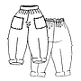 Patron Frégoli N°222 Pantalon taille dos élastiquée tailles 4 à 10 ans - 4/10 Ans - 