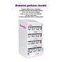 Meuble armoire patrons BURDA avec pupitre pour catalogues - L60 x P62 x H117 cm - Blanc