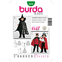 Patron Burda Carnaval 2494 - Déguisement  Cape et Chapeau de Magicien, Pirate et Diable enfant