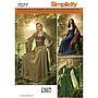 Patron Simplicity 7077 costume femme #