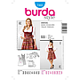 Patron Burda 7443 Robe