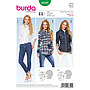 Patrón Nº6849 Burda Style: Blusa