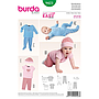 Patrón Nº9423 Burda Kids: Coordinados para bebé