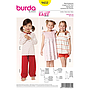 Patron Burda 9432 Kids Lingerie de nuit