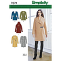 Patron Simplicity 7871 Manteau femme 
