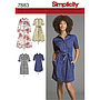 Patrón Simplicity 7883.U5 Vestido